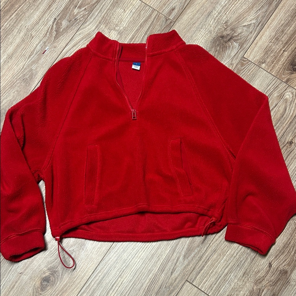 Old Navy Red V-Neck Sweater